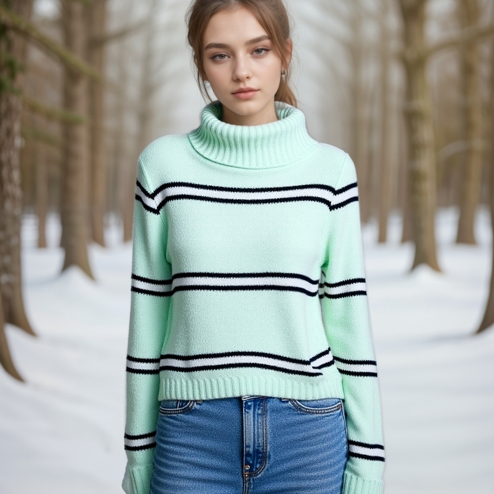 WILD FABLE SUPER SOFT STRIPE SWEATER SZ M